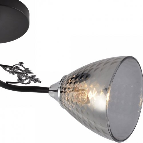 Потолочная люстра 01525-0.3-02 BK+CR Потолочная люстра 01525-0.3-02 BK+CR