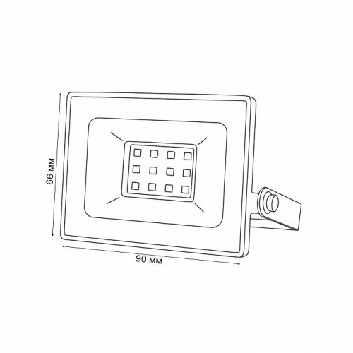 Настенно-потолочный прожектор Volpe  UL-00012823