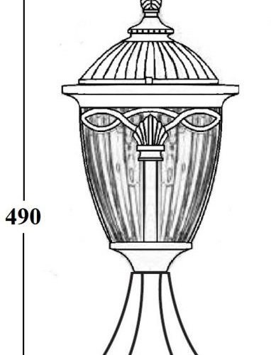 Наземный фонарь Oasis Light FES 86304 Bl