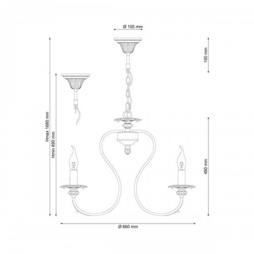 Подвесная люстра Lucia Tucci Salerno 138.7