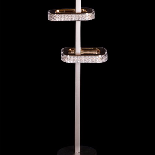 Настольная лампа LEON Theona LE7701/2T Grey/Gold