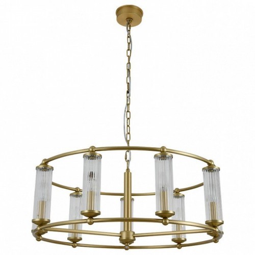 Подвесная люстра Newport 3720 3729/C brass Подвесная люстра Newport 3720 3729/C brass