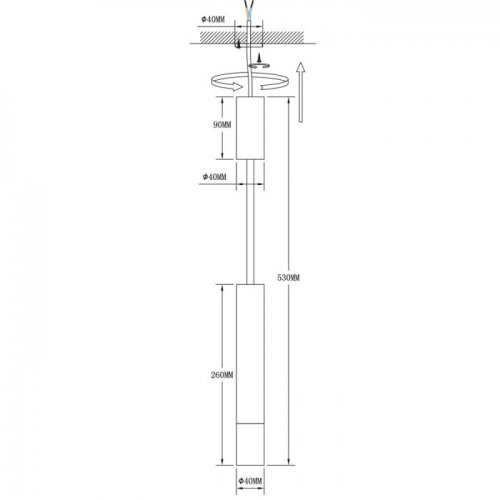 Подвесной светодиодный светильник Arte Lamp A2509PL-1WH