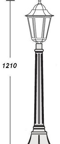 Наземный фонарь Oasis_Light PETERSBURG ECONOM 79807E Bl