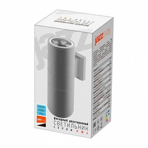 Накладной светильник Jazzway  PWL-26090/30D 2x5w 6500K GR