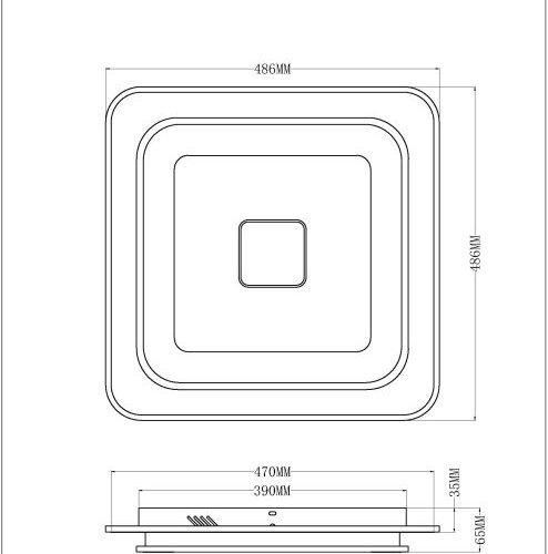 Потолочный светильник Button MR9001-CL