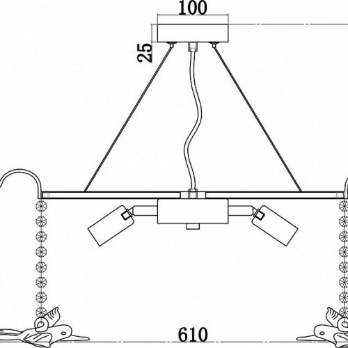 Подвесная люстра Favourite Philomela 3054-8P Подвесная люстра Favourite Philomela 3054-8P