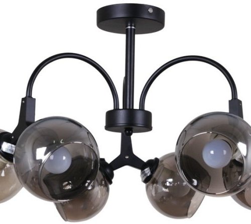 Потолочная люстра Reluce 01268-0.3-06 BK+CR Потолочная люстра Reluce 01268-0.3-06 BK+CR