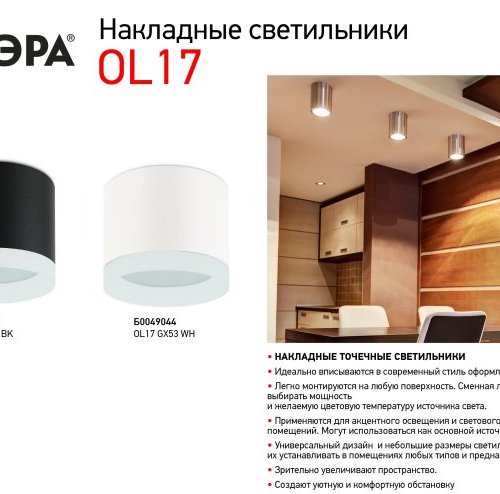 Точечный светильник OL17 GX53 WH OL17 GX53 WH