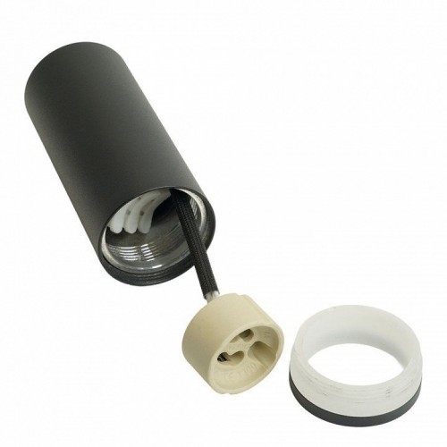 Светильник потолочный Feron ML100 Barrel LUNA MR11 GU10 35W 230V, черный 51369