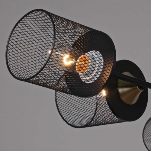 Потолочная люстра Reluce 38460-0.3-06 BK+COPPER