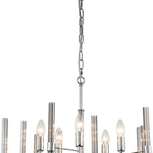 Подвесная люстра Indigo Favara 11040/5P Chrome V000457