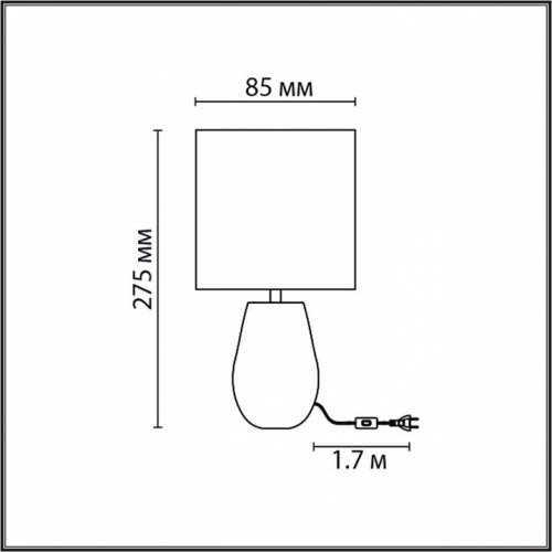 Интерьерная настольная лампа Lumion Akivi 8147/1Т