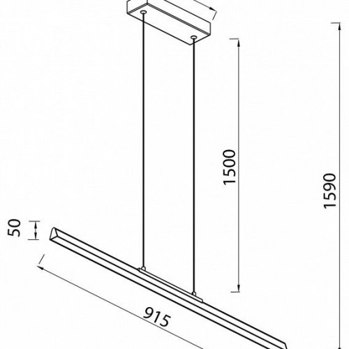 Подвесной светильник Mantra Lineal 8957
