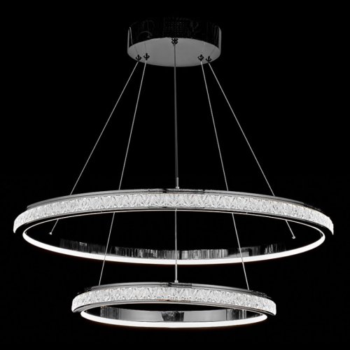 Подвесная люстра Aida LE7707/800-2K Black Chrome