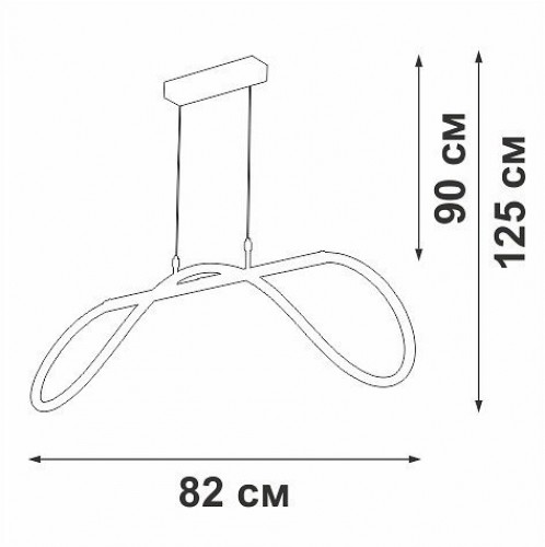 Люстра Vitaluce V3896-1/1S