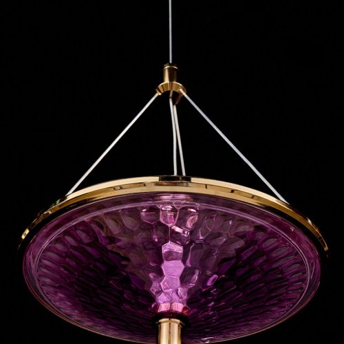 Подвесной светильник Chantale LE3027/1S GD/PU Подвесной светильник Chantale LE3027/1S GD/PU