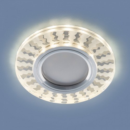 Встраиваемый светильник Elektrostandard 2248 MR16 SL/WH зеркальный/белый 4690389148934