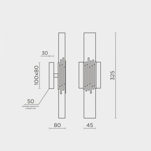Бра  ML.88987.01 CR