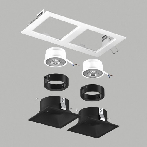 Встраиваемый светильник Lightstar Domino D5260707BMOD