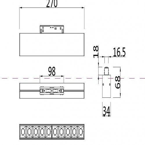 Трековый светильник Maytoni Points TR014-2-20W4K-W