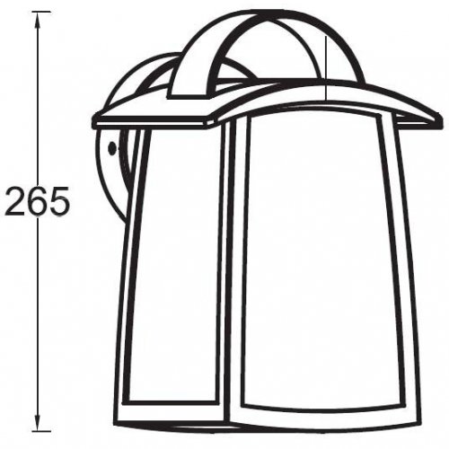 Настенный фонарь уличный Oasis Light FRANKFURT I 2736 V