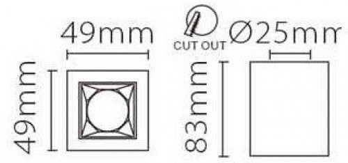 Накладной светильник Fiberli XC002 12120203