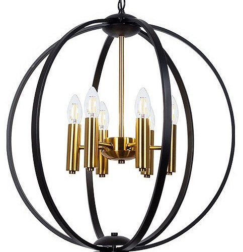 Подвесная люстра Arte Lamp Castula A7013SP-6BK