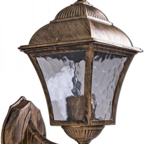 Уличный настенный светильник Reluce 08243-0.2-001W BKG Уличный настенный светильник Reluce 08243-0.2-001W BKG