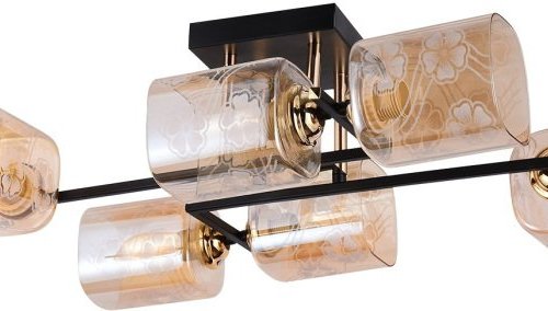 Потолочная люстра Reluce 72108-0.3-06 BK+FGD