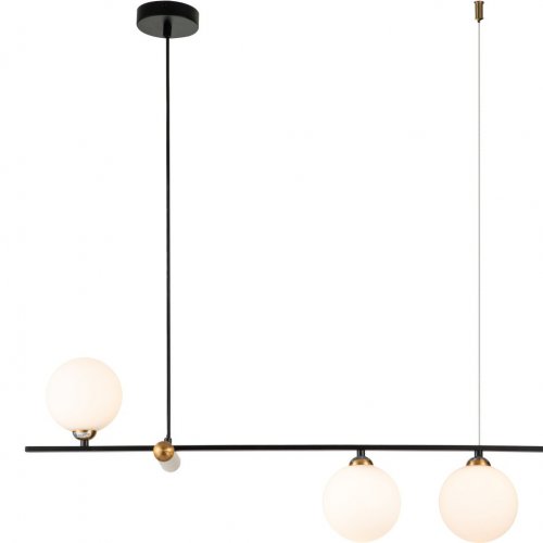 Подвесная люстра Indigo Opaco 11015/3P Black V000152 Подвесная люстра Indigo Opaco 11015/3P Black V000152