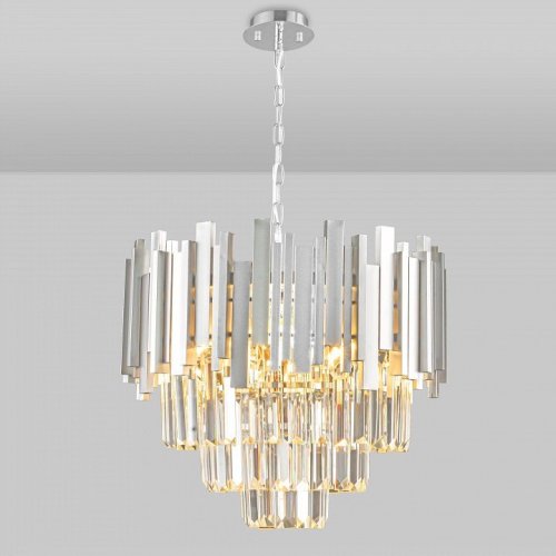 Подвесная люстра Natali Kovaltseva Vertigo VERTIGO 81440/6C SILVER Подвесная люстра Natali Kovaltseva Vertigo VERTIGO 81440/6C SILVER