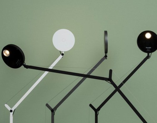 Офисная настольная лампа Artemide Demetra 1734050A+1733050A