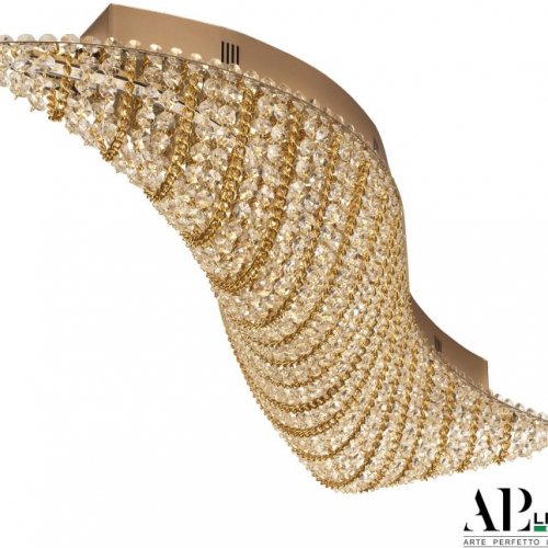 Потолочная люстра APL LED Sicilia SH507.2.80.M.Gd.3000