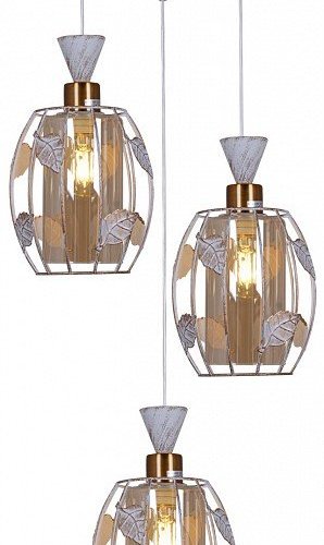 Подвесная люстра Reluce 03611-0.4-03 WH+GD