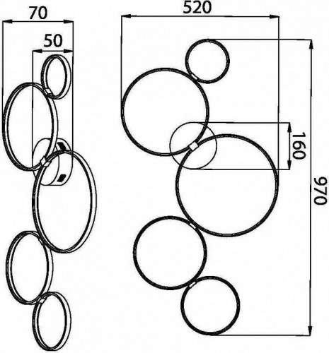 Потолочная люстра Maytoni Olympia MOD448CL-L40WK Потолочная люстра Maytoni Olympia MOD448CL-L40WK