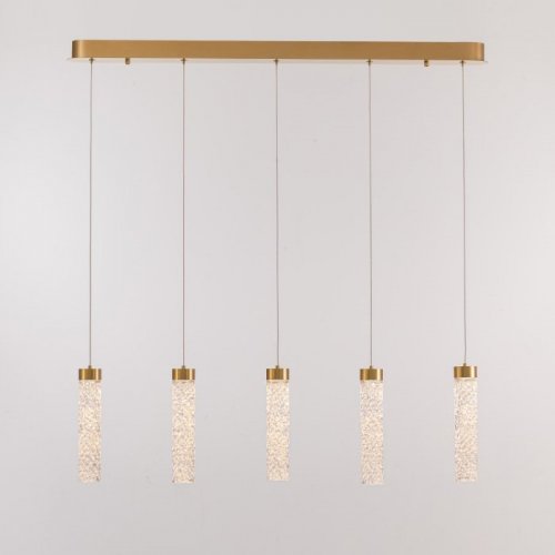 Подвесной светильник MD24030028 MD24030028-5B brass/clear