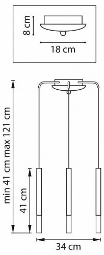 Подвесной светильник Lightstar Tubo L3T747143