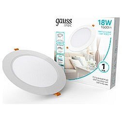 Встраиваемый светильник Gauss 9030420218 Встраиваемый светильник Gauss 9030420218