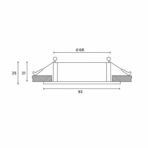 Встраиваемый светильник Hesby Lighting AtLas HSBL_0118