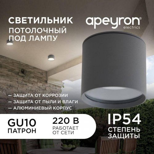 Уличный светильник Apeyron Grafite 11-115 Уличный светильник Apeyron Grafite 11-115