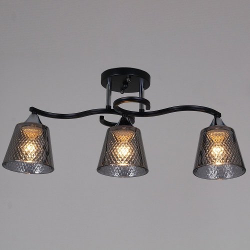 Потолочная люстра Reluce 06089-0.3-03 BK+CR