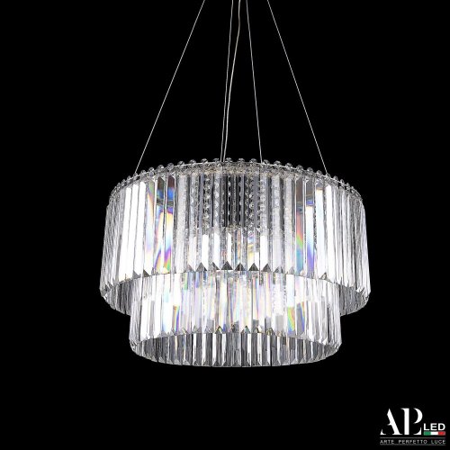 Подвесная люстра APL LED Sicilia SH09.55.C.Ni.4000