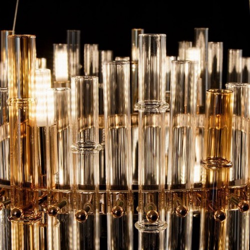 Подвесная люстра Arte Lamp Crystalla A4111LM-16GO Подвесная люстра Arte Lamp Crystalla A4111LM-16GO