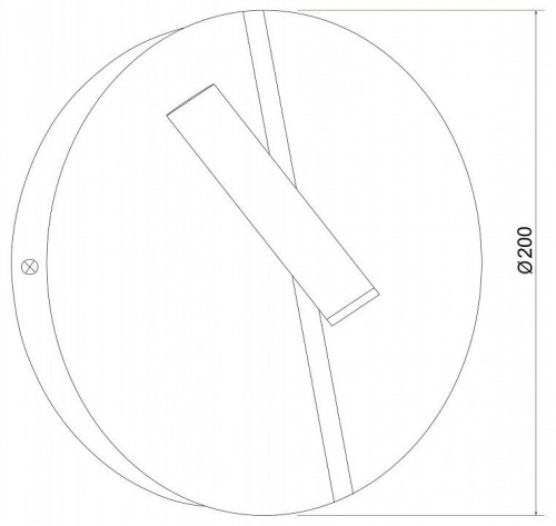 Светодиодный спот Elektrostandard Drom LED 40105/LED белый/хром a055361
