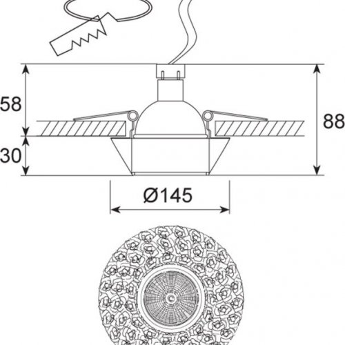 Точечный светильник Donolux N1628 N1628-White