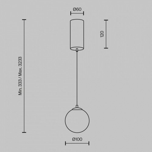 Подвесной светильник Yora MOD464PL-L5BSK