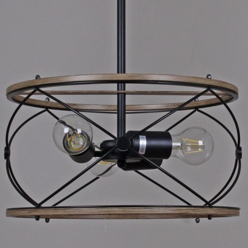 Подвесная люстра Illumico IL1008-3P-05 BK Wood