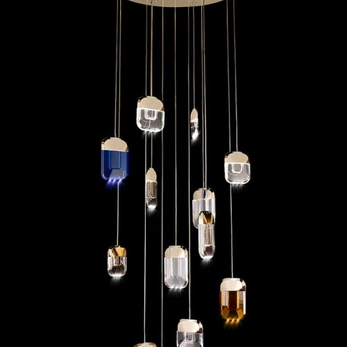 Подвесная люстра Natali LE7771/13 Gold