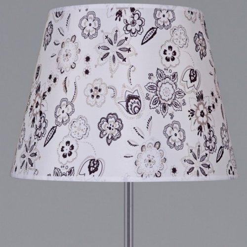 Торшер 86578-0.6-01 CH (SHADE 1718B WH) Торшер 86578-0.6-01 CH (SHADE 1718B WH)